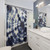 Indigo Tie Dye Shower Curtains