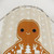 Sweater Pattern Gingerbread Cookie Shower Curtains