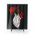 Floral Heart Shower Curtain