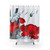 Poppy Floral Shower Curtains - Vibrant Spring Decor