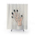 Sleight of Hand Shower Curtains with Optical Illusion Design