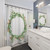 Eucalyptus wreath shower curtain