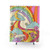 Retro Trippy Hippie Boho Print Shower Curtains