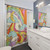 Retro Trippy Hippie Boho Print Shower Curtains