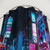 Tokyo at Night Shower Curtains with Moody Neon Glow