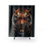 Vibrant Tiger Print Shower Curtain