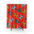 Balloon animal dogs patterned shower curtain
