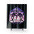 Purple Sky Dragon D20 Shower Curtains for Tabletop RPG Fans