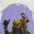 Muppets Christmas Carol Shower Curtain with Bob Cratchit and Tiny Tim