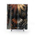 Autumn Fractal Pheasant Feather Shower Curtain