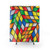 Colorful Rubix Cube Pattern Shower Curtain