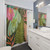 Tropical Flower and Foliage Shower Curtain