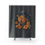 RPG United Tabletop Shower Curtains featuring dice and gaming elements