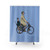 Vintage Monsieur Hulot Shower Curtains by Jacques Tati