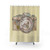 Stylish Travel-Themed Shower Curtain