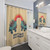 Retro 70s Illustration Shower Curtains