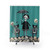 Whimsical Day of the Dead Shower Curtains with Skellie Cats