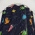 Dinosaurs in Space Pattern Shower Curtain