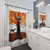 Nature-inspired shower curtains featuring Autumn Oak, Hound, and Squirrel designs