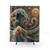 Abstract Waves Shower Curtains - Aboriginal Australian Art Design