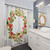 Watercolor Wreath Shower Curtain