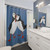 Blue Puffin Pair Shower Curtains