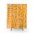 Minimalist Abstract Squiggle Maze Pattern Shower Curtains