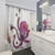 Space Octopus Shower Curtain