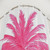 Coconut Palm Tree in Pretty Pink Shower Curtains
