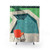David Hockney Art Shower Curtains featuring Chair and Poolside Designs