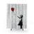Banksy Girl With Balloon Contemporary Art Shower Curtains