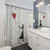 Banksy Girl With Balloon Contemporary Art Shower Curtains