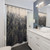 Romantic forest shower curtains with moody nature scenes