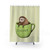 Sloffee Shower Curtains - Cute Sloth and Coffee Design