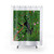 Roaching in the Wildflowers Shower Curtains featuring greyhound, whippet, and lurcher dogs