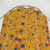 Yellow and Blue Neuron Pattern Shower Curtains