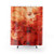 Elegant Crimson Bloom Shower Curtains