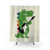 Croco Rock Shower Curtains - Punk Rockstar Crocodile/Alligator Design