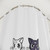 Luna and Artemis Sailor Moon Inspired Shower Curtain
