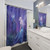Luminescent fairy and dragon art shower curtains