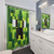 Minecraft Creeper Felt Shower Curtain