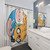 Adventure Time Cartoon Shower Curtains