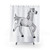 Grey horse shower curtain for equestrian decor