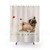 Pug Watercolor Design Shower Curtains by Furminator