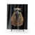 Cool Capybara Shower Curtain - Funny Low Poly Illustration