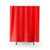 Bright Neon Red Shower Curtains