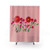 Traditional Watercolor Pink Carnation Shower Curtain