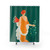 Roman Flora Fresco Shower Curtains