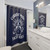 Yacht Rock Shower Curtains with White Text