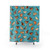 Shiba Inu Blue Shower Curtains